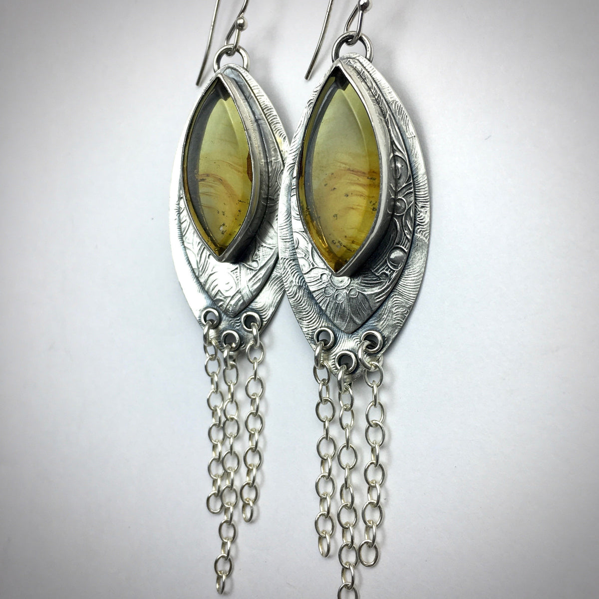 Adelita Marquis Amber Earrings