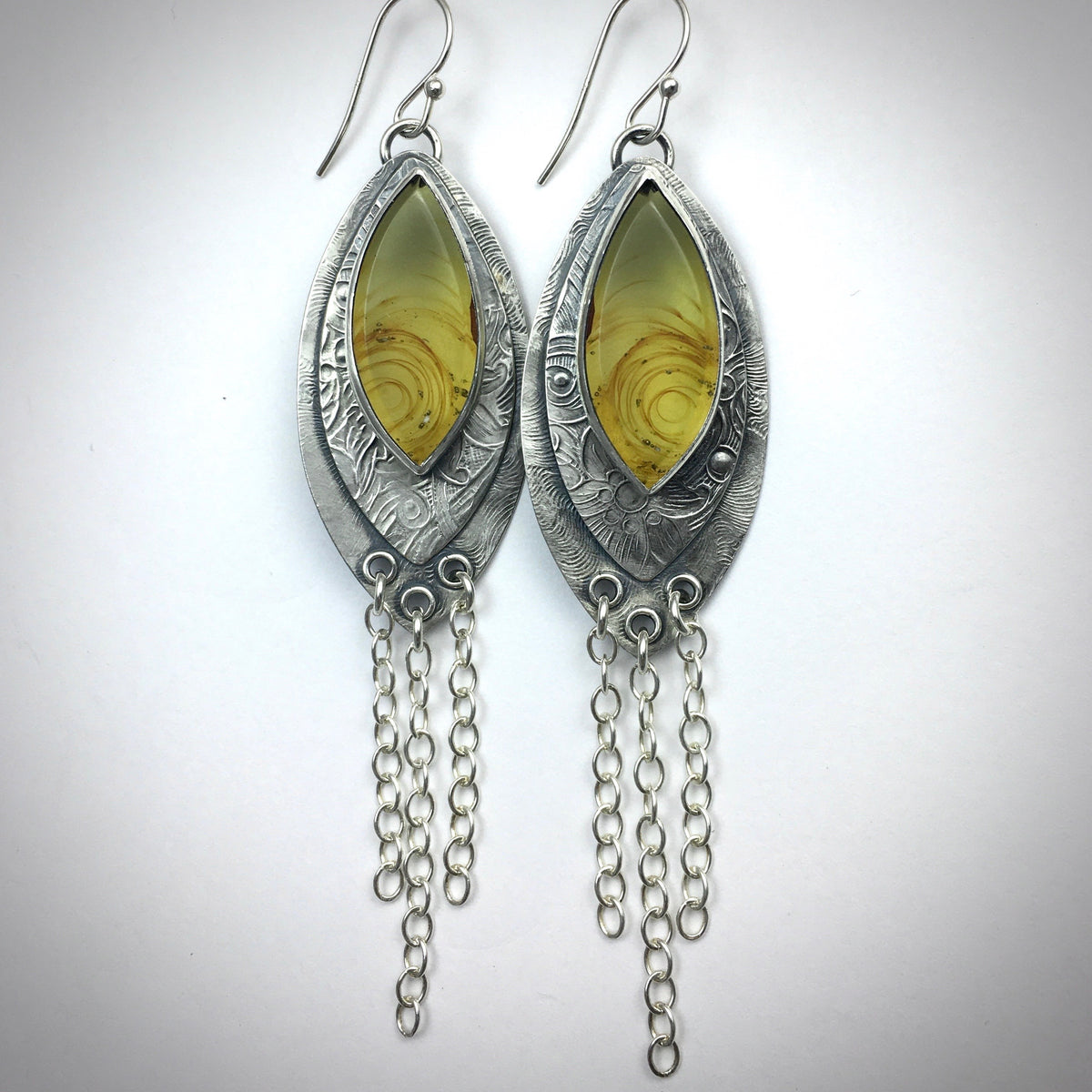 Adelita Marquis Amber Earrings