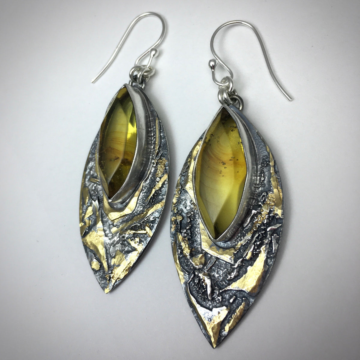 Amber Marquise Earrings