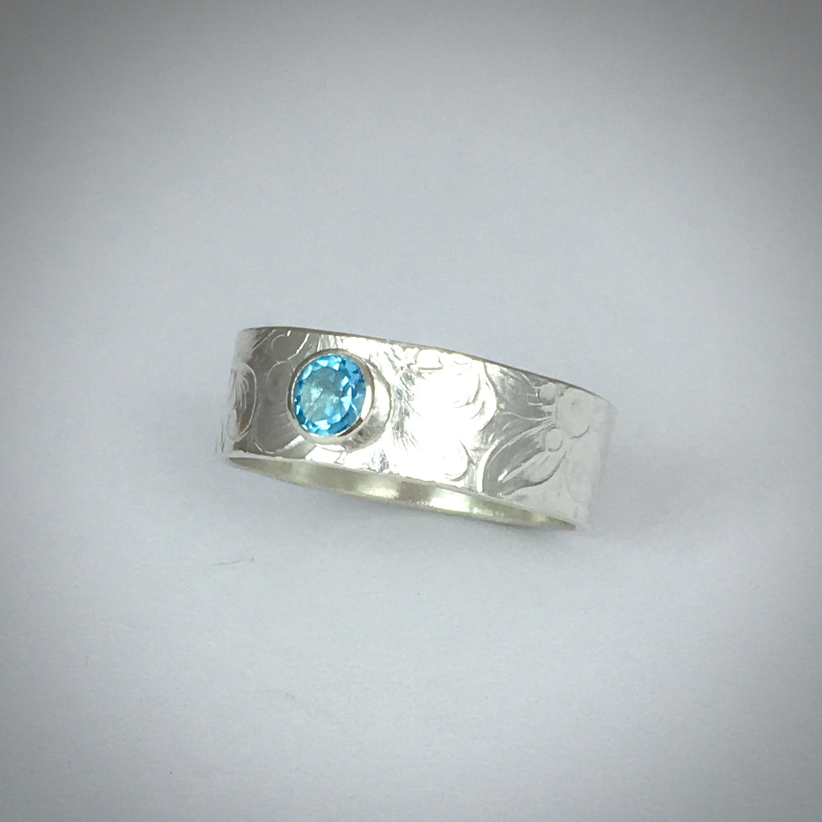Quality Adelita Ring with Blue Topaz