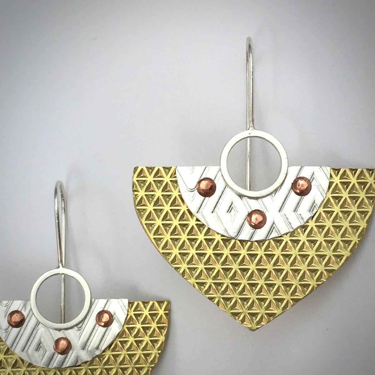 Athena Shield Earrings